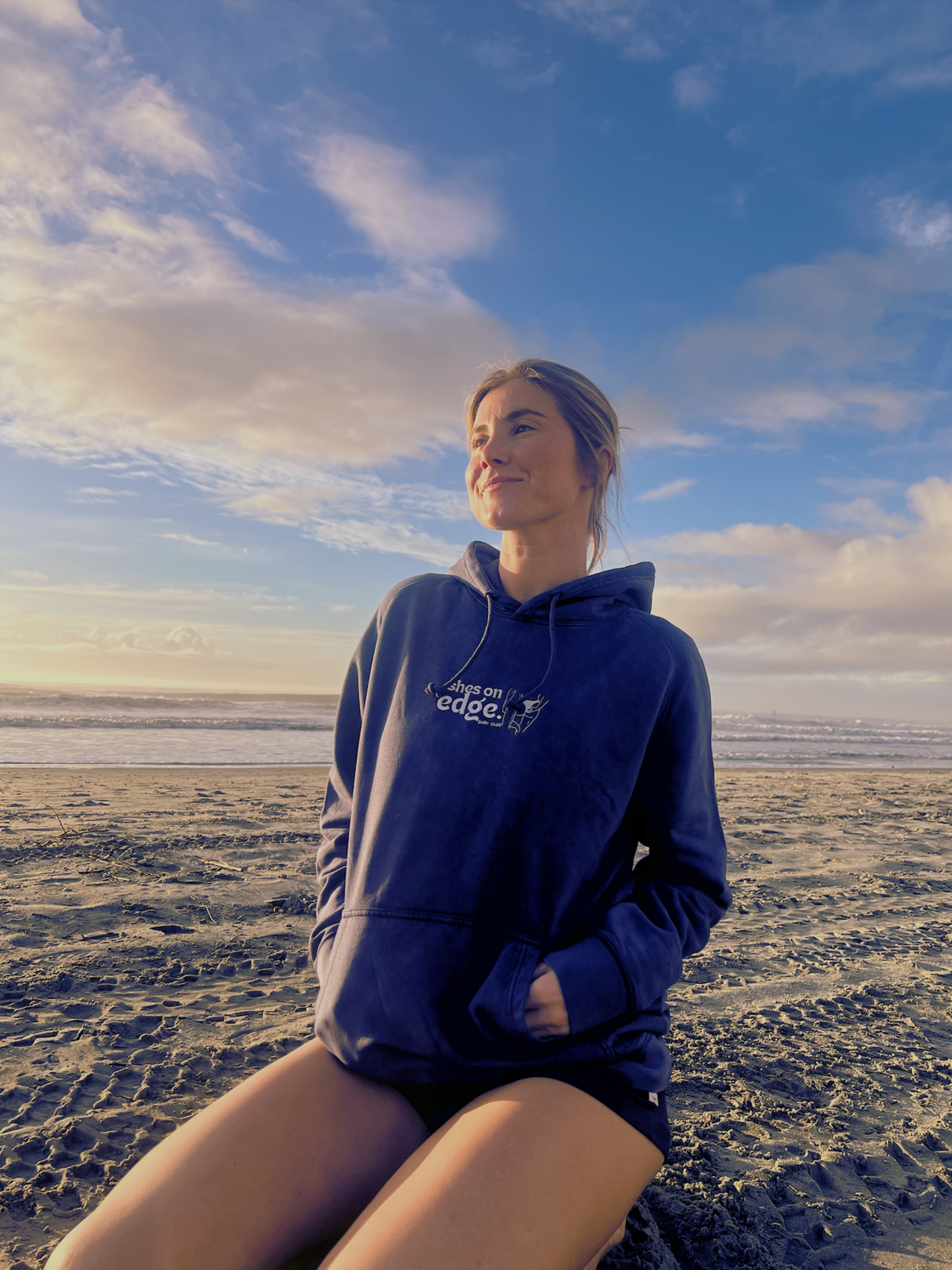 'sally' embroidered hoodie