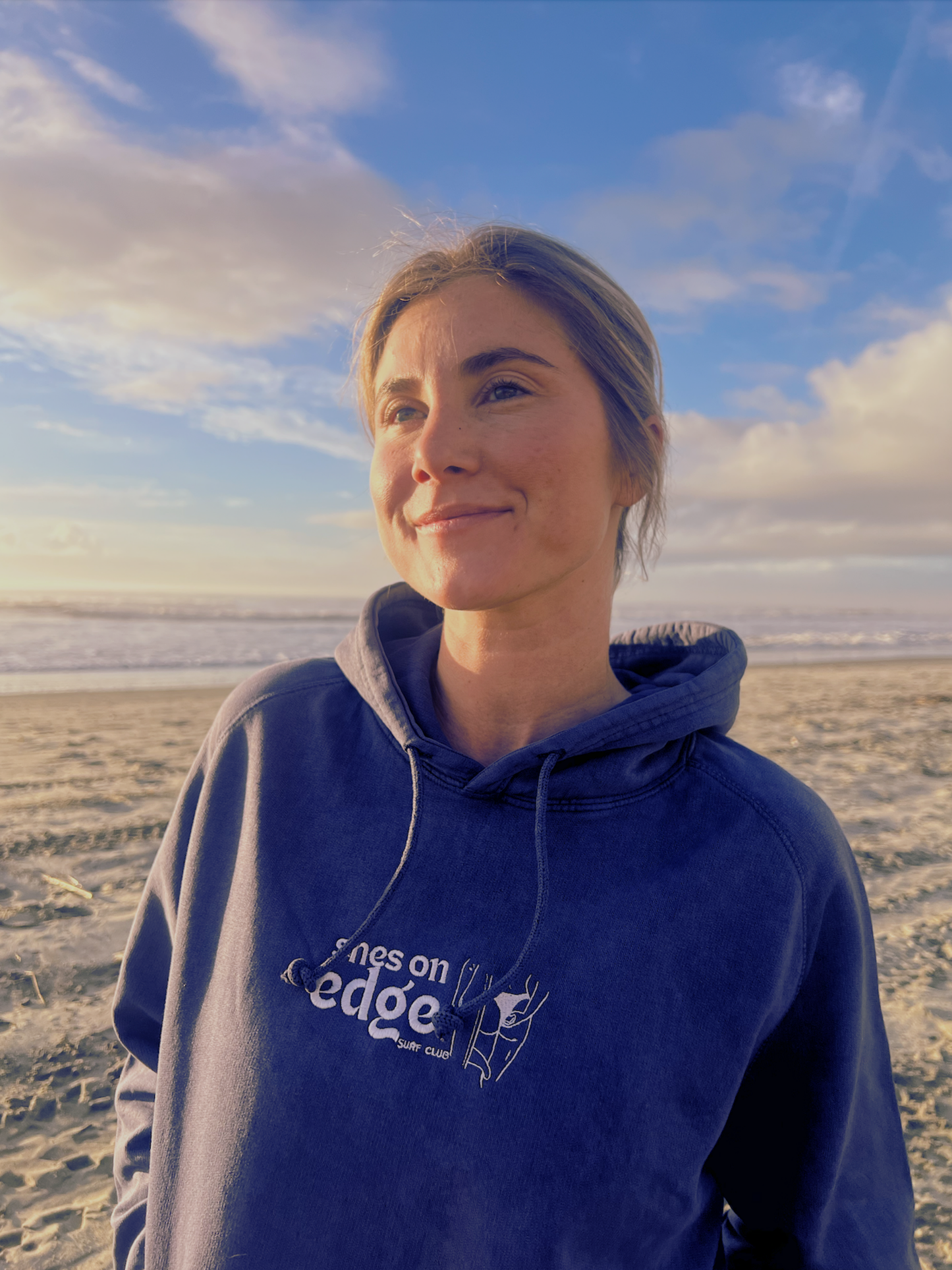 'sally' embroidered hoodie