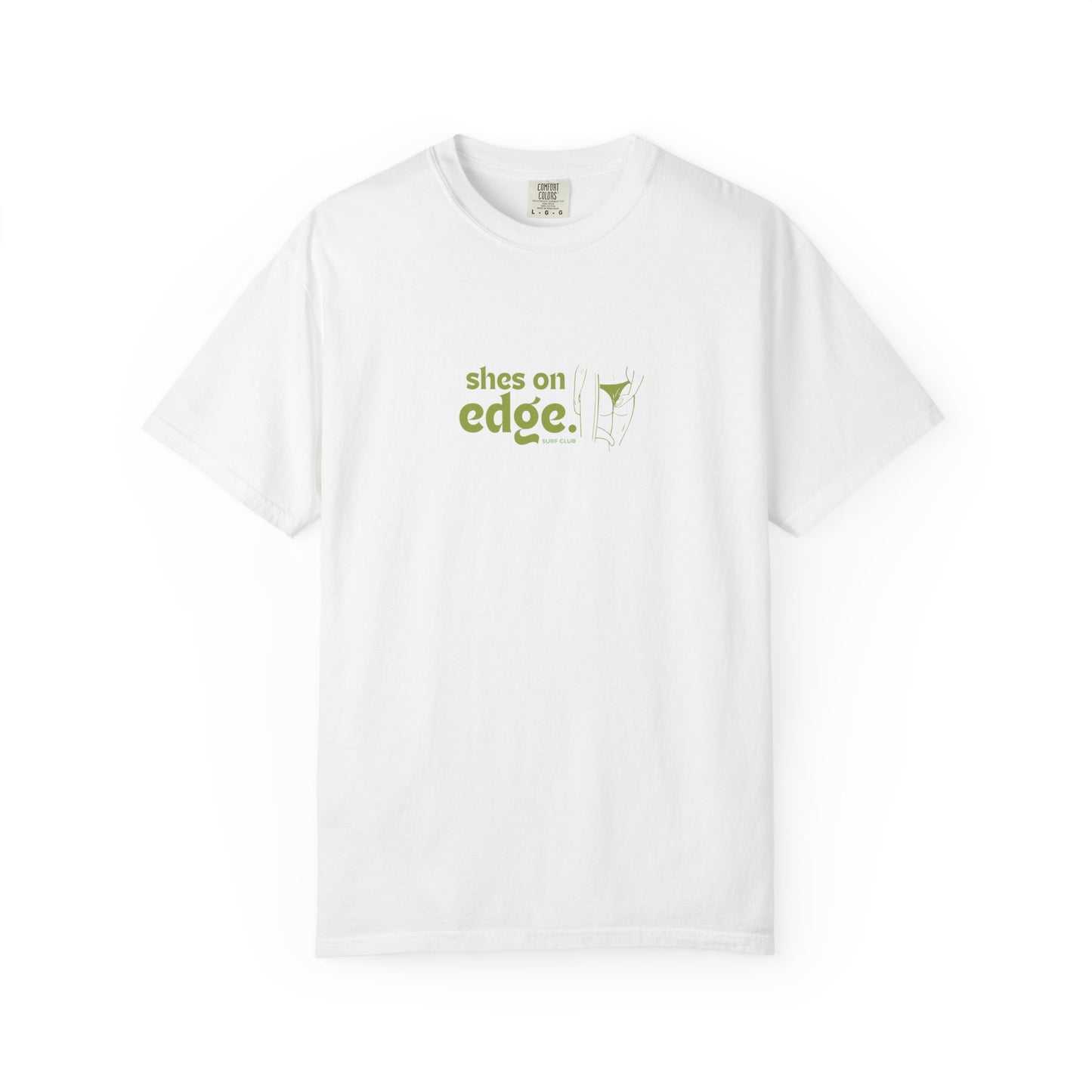 Classic Sally In Coconut & Lime - Unisex Garment-Dyed T-Shirt