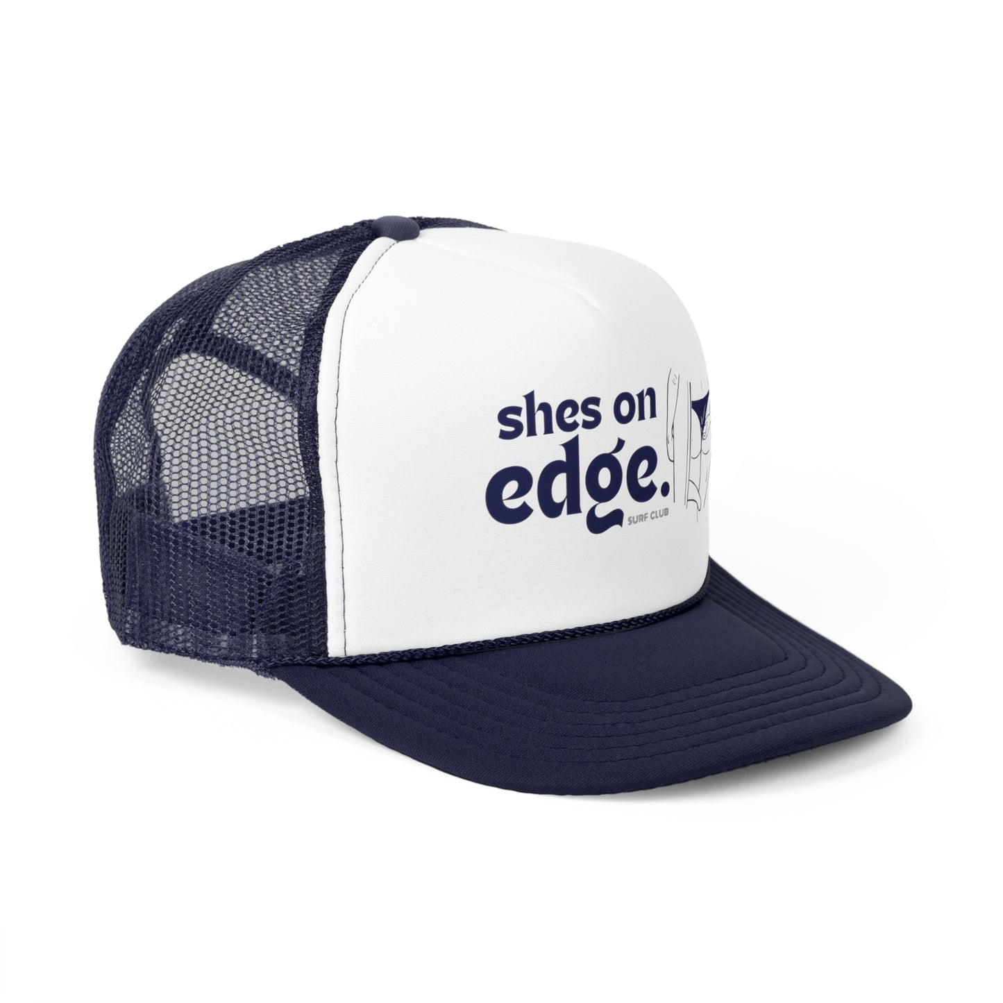 Sally Foam Hat in Navy