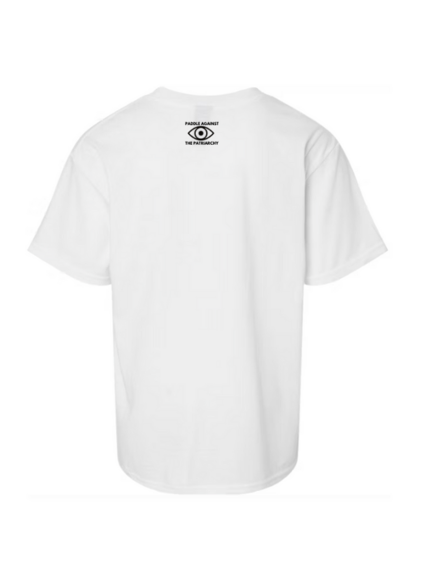 'while i surf, i dissent' tee in white