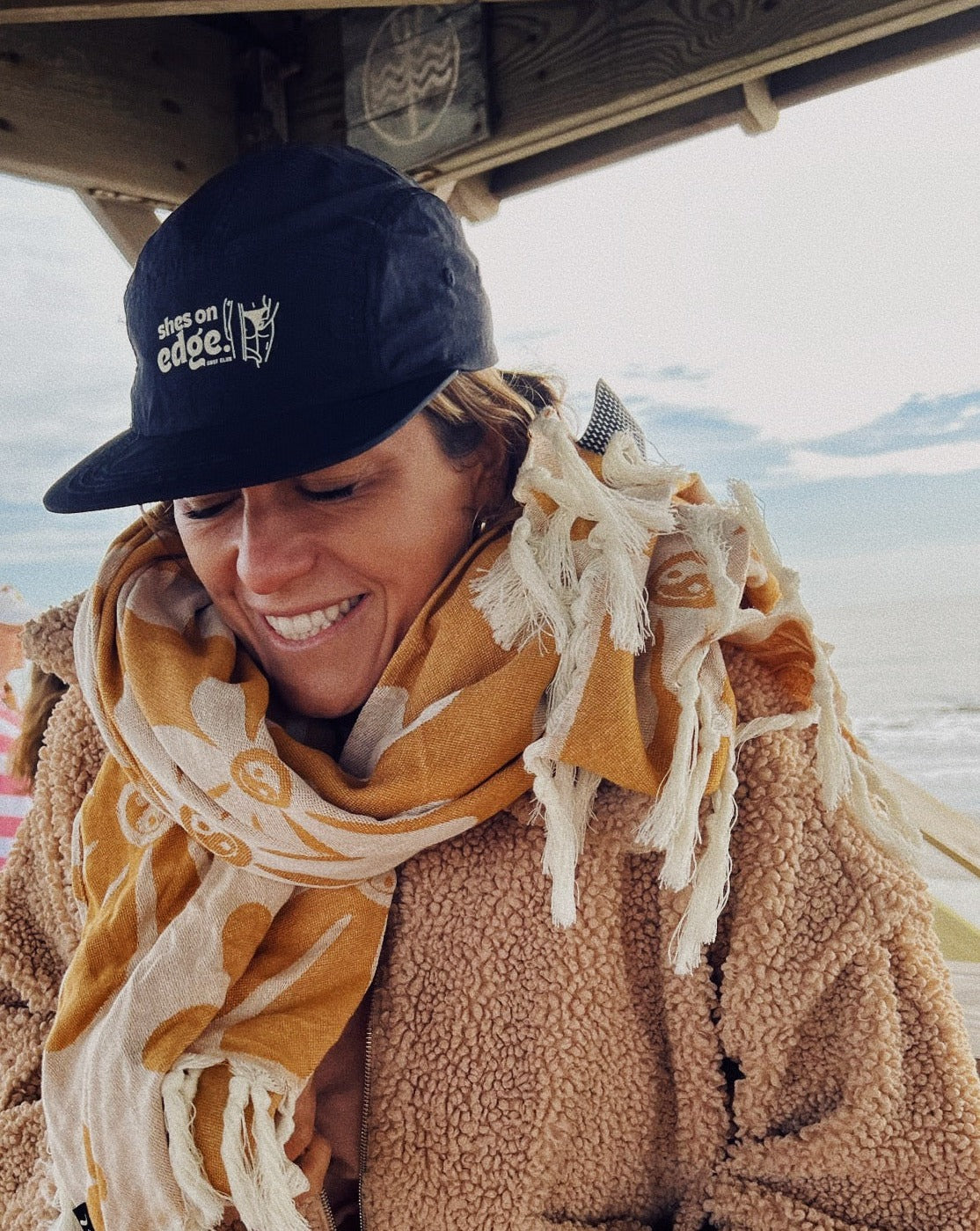 'sally' surf hat in pepper