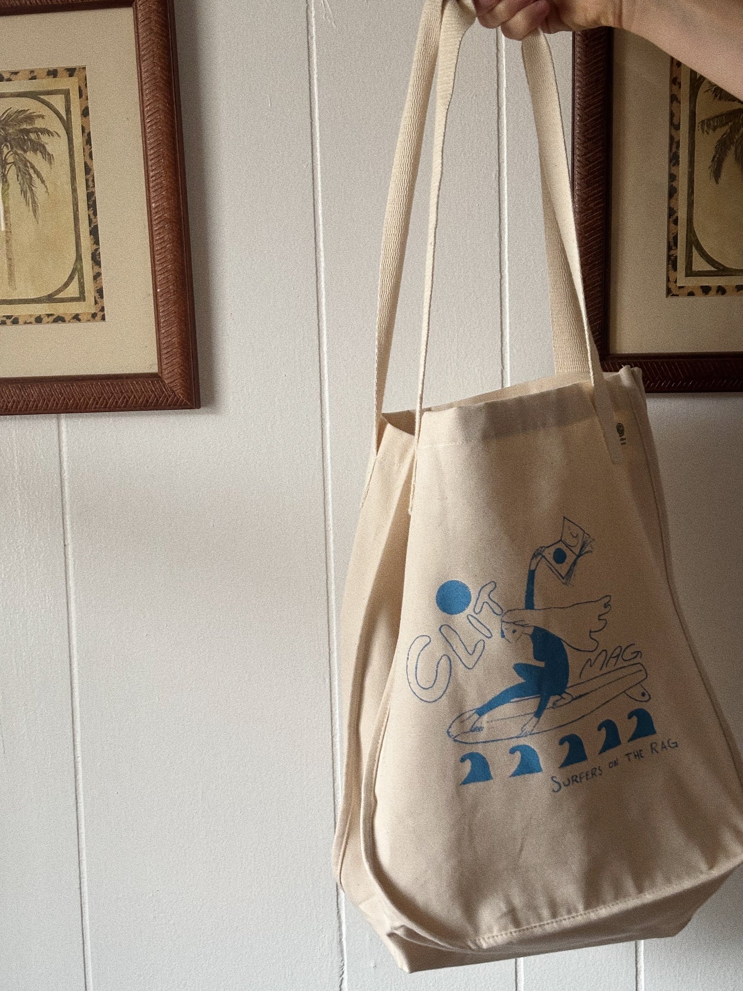 "CLIT surf mag' tote