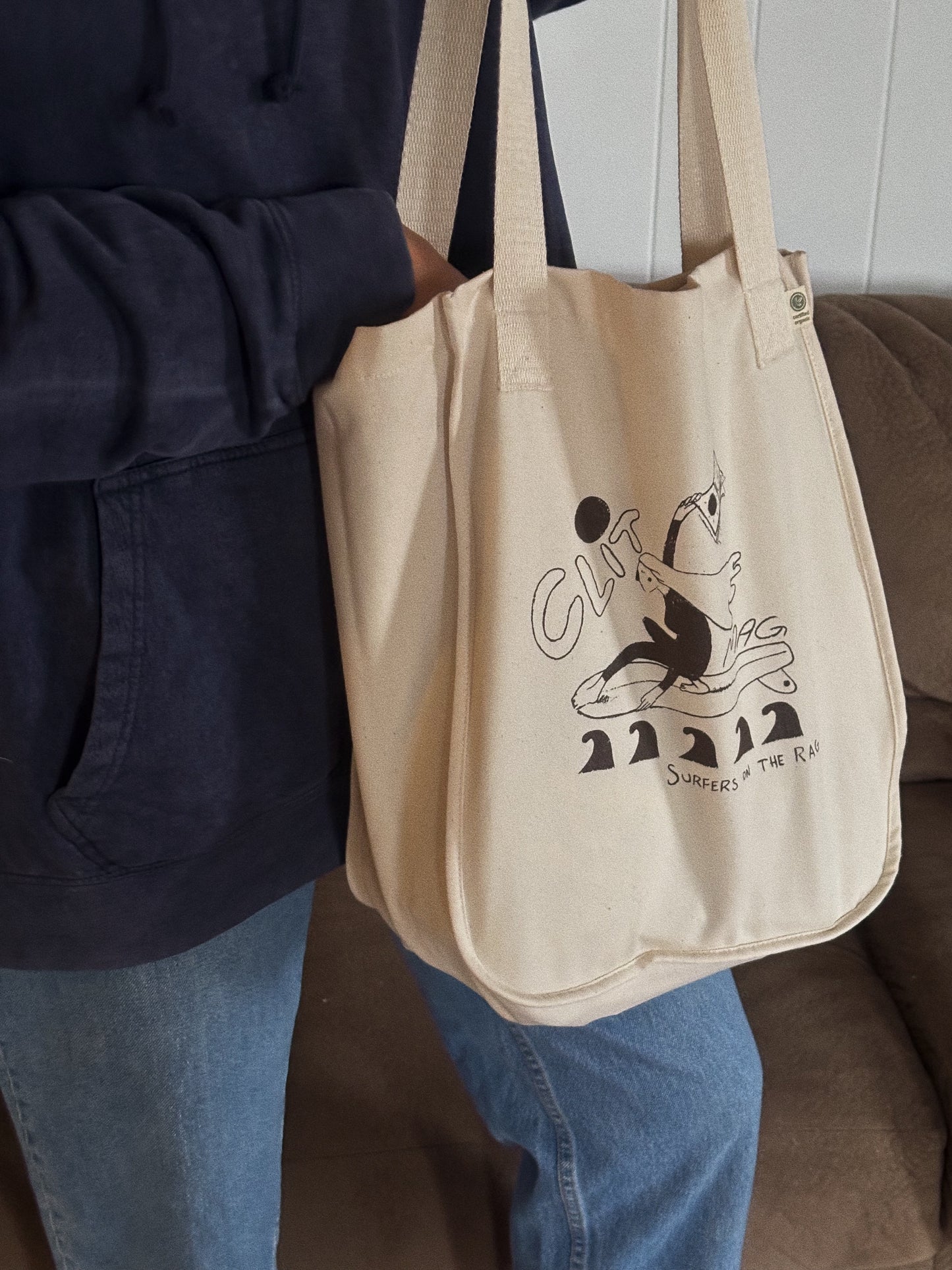 "CLIT surf mag' tote