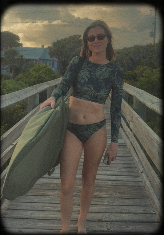 FARO Canvas Surfboard Bag (olive color)