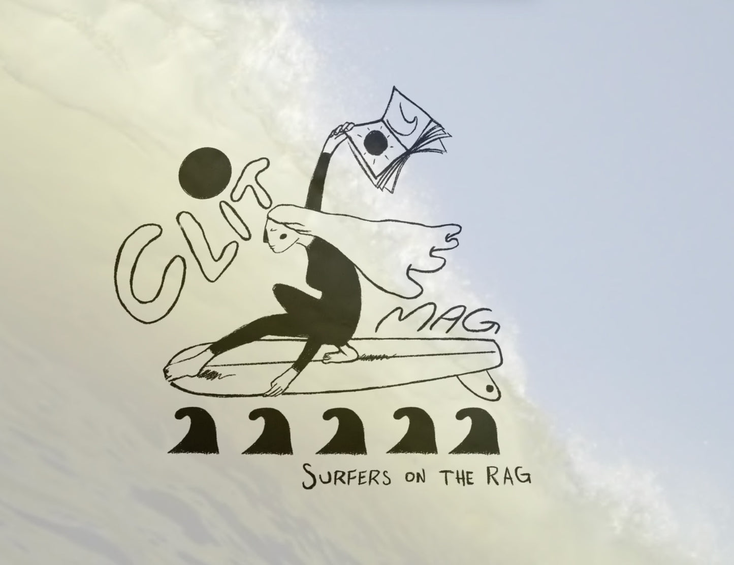 "CLIT surf mag' tote