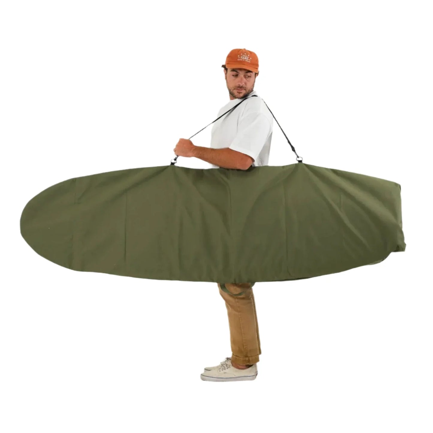FARO Canvas Surfboard Bag (olive color)