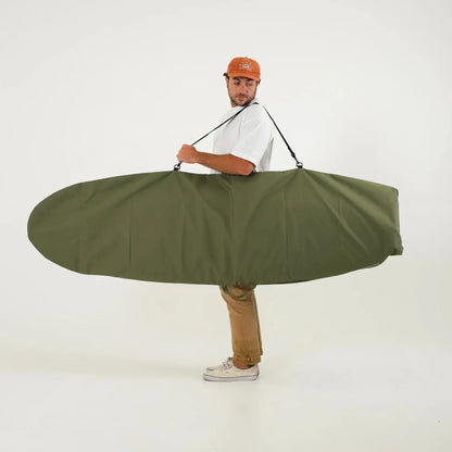FARO Canvas Surfboard Bag (olive color)