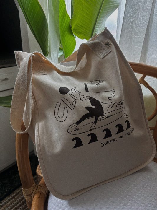 "CLIT surf mag' tote