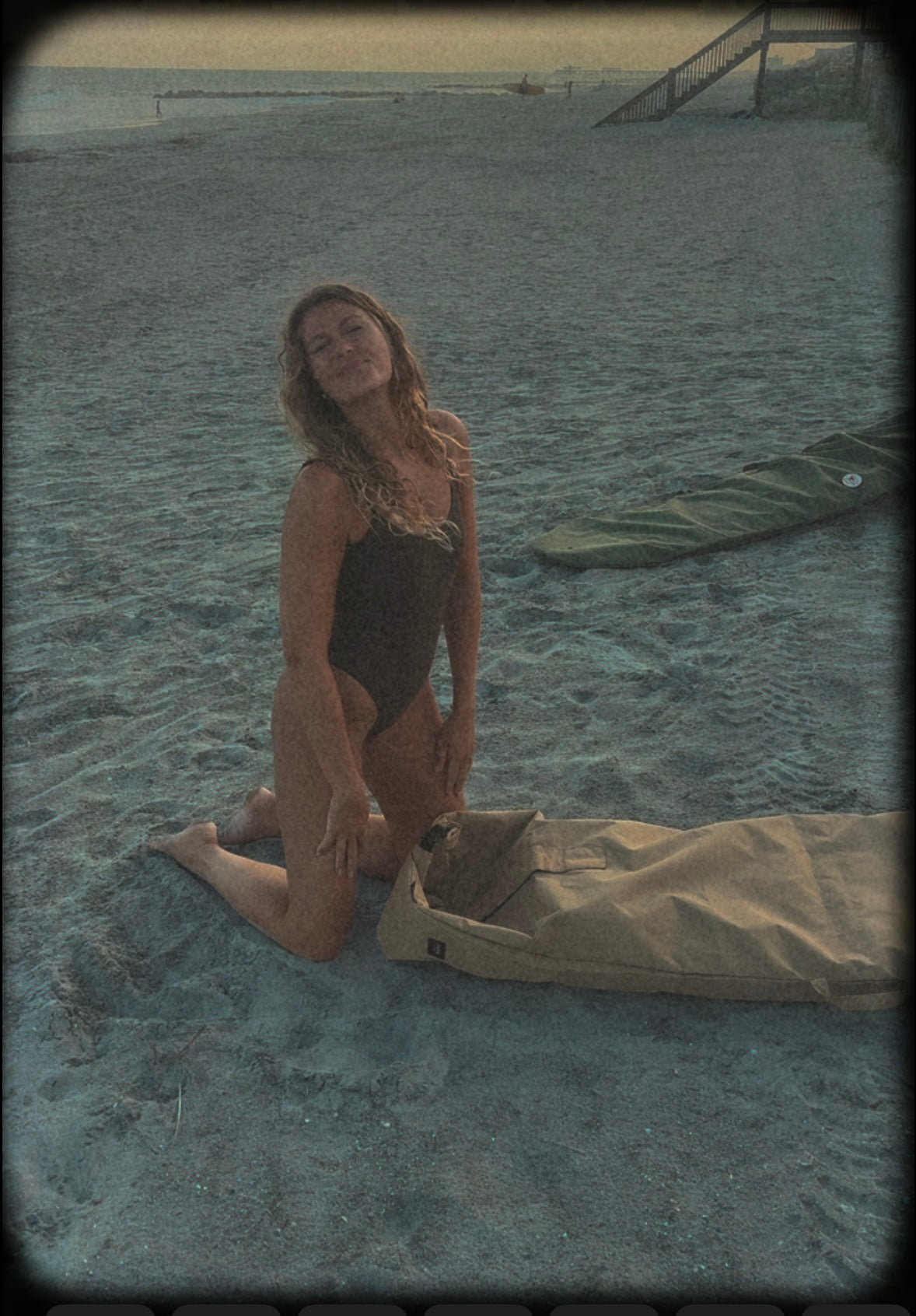 FARO Canvas Surfboard Bag (tan color)