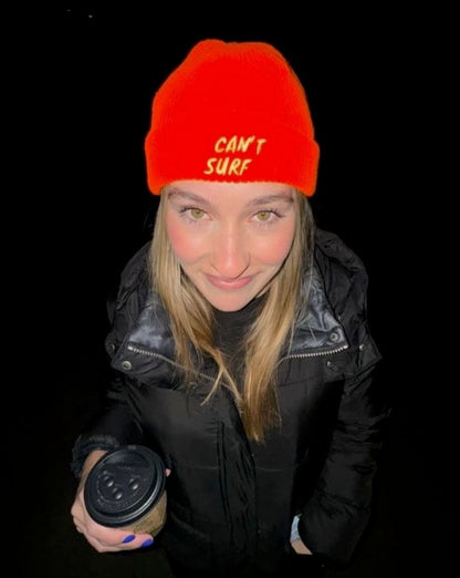 'can't surf' beanie