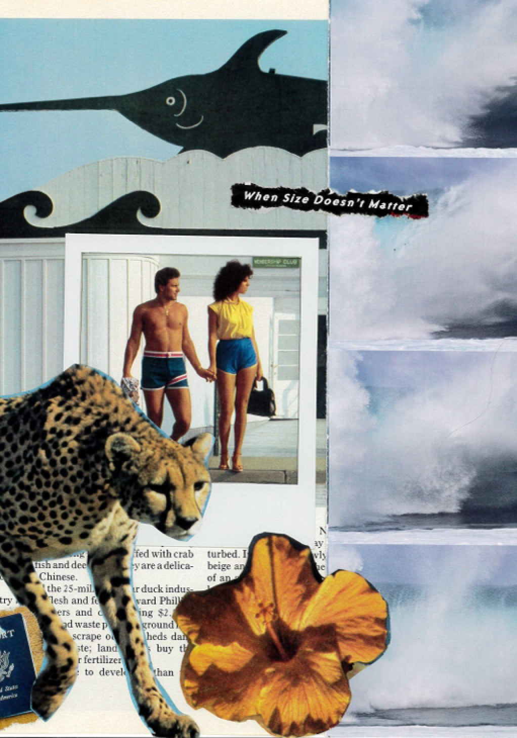 'size doesn't matter' print