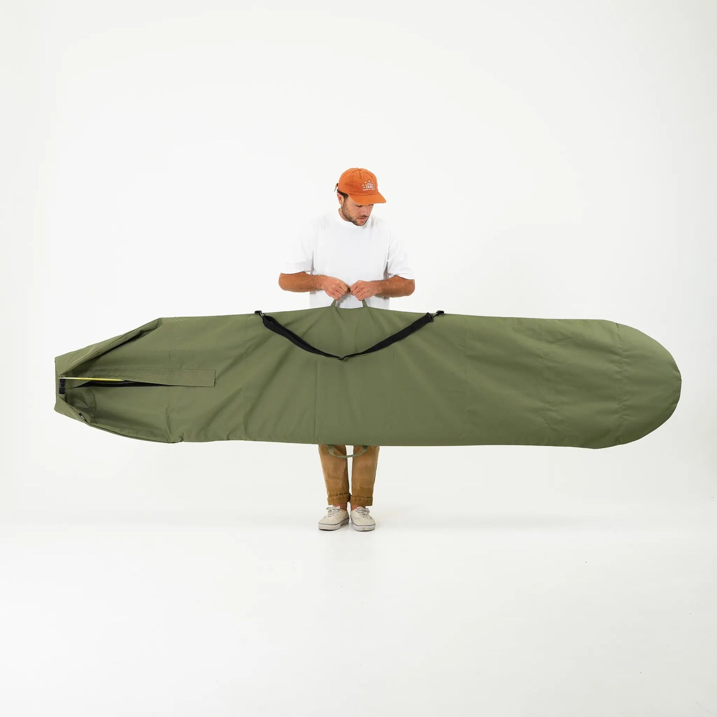 FARO Canvas Surfboard Bag (olive color)