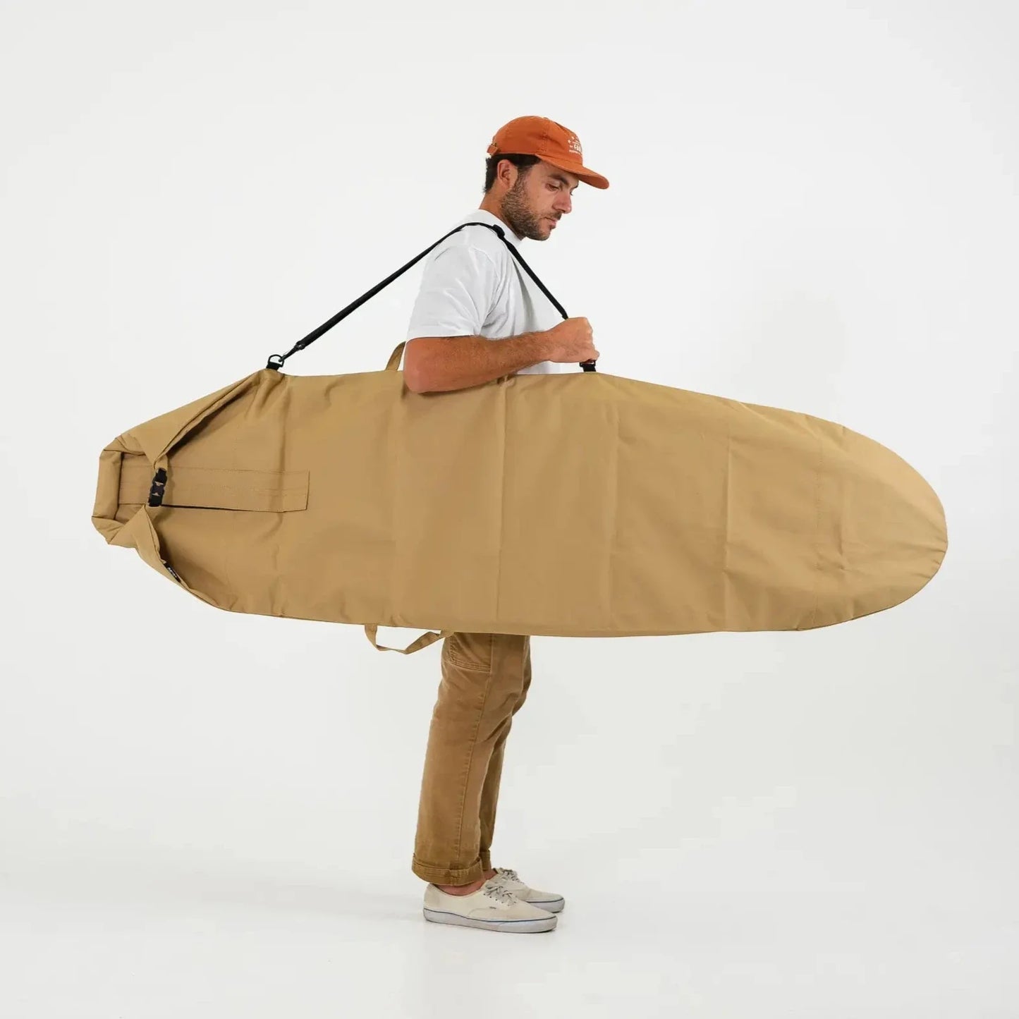 FARO Canvas Surfboard Bag (tan color)