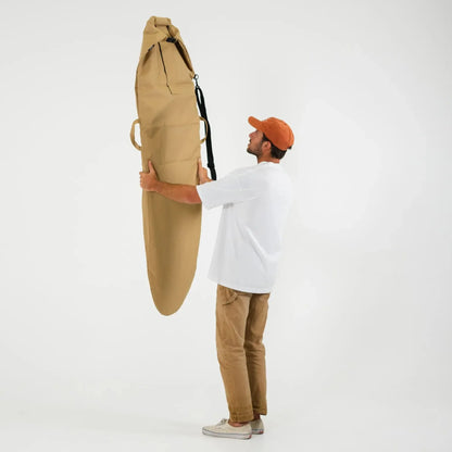 FARO Canvas Surfboard Bag (tan color)